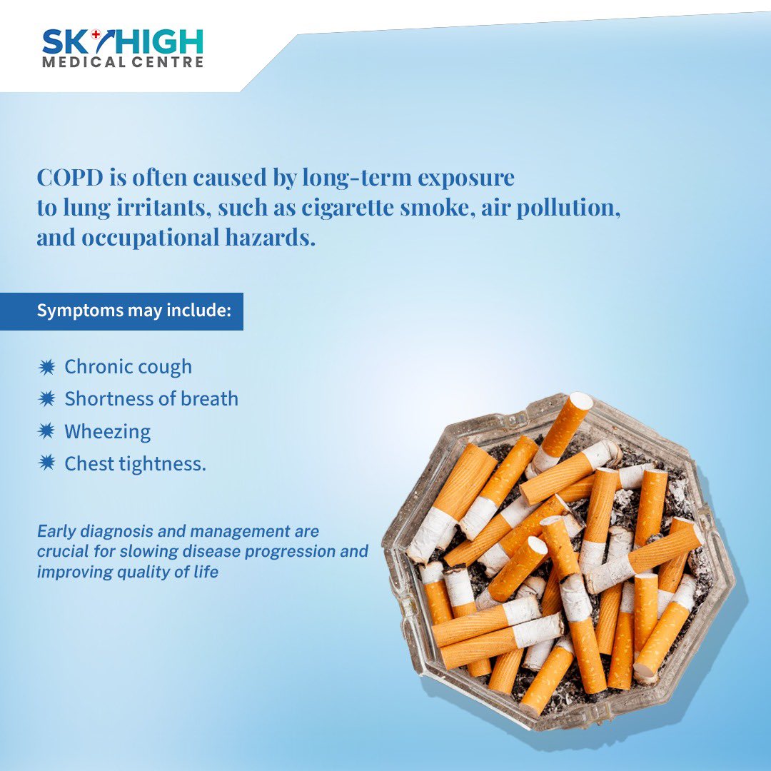 Skyhigh_mc's tweet photo. Breathe easier, live fuller. SkyHigh Medical Centre empowers you against COPD.
...................
Call line: 08100996560
Visit us; 
5b Adekunle Banjo Avenue, Magodo Phase 2, Lagos State, Nigeria.
E-mail: skyhighmedicalcentre0@gmail.com

Website: https://t.co/l9wUyCyRaA https://t.co/JwbPaQWOSa