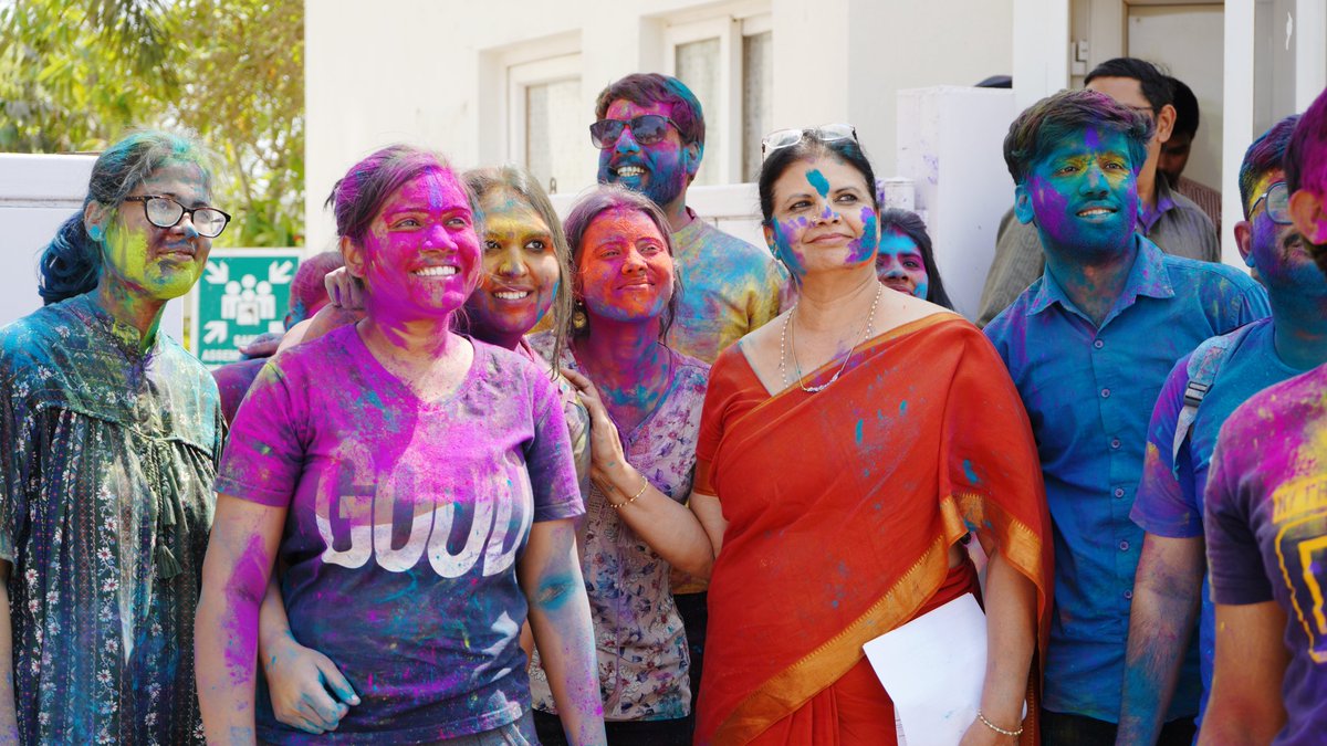 iibsonline's tweet photo. Colorful hues, joyful melodies, and boundless smiles filled the air as we celebrated Holi at the IIBS Business School, Bengaluru Airport Campus!
#happyholi #HoliCelebration #DiversityAtIIBS #UnityInColors #RCB #IIBSBangalore #Bschool #Managementeducation #IPL #DegreeCollege https://t.co/hJCabSKz4N