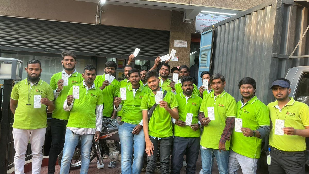 Our own RCB (Rider Champs of bigbasket) at the match yesterday. They made sure a victory was delivered 🤟🏻🏆 @RCBTweets #IPL2024 #IPL #RCB #bigbasketnow