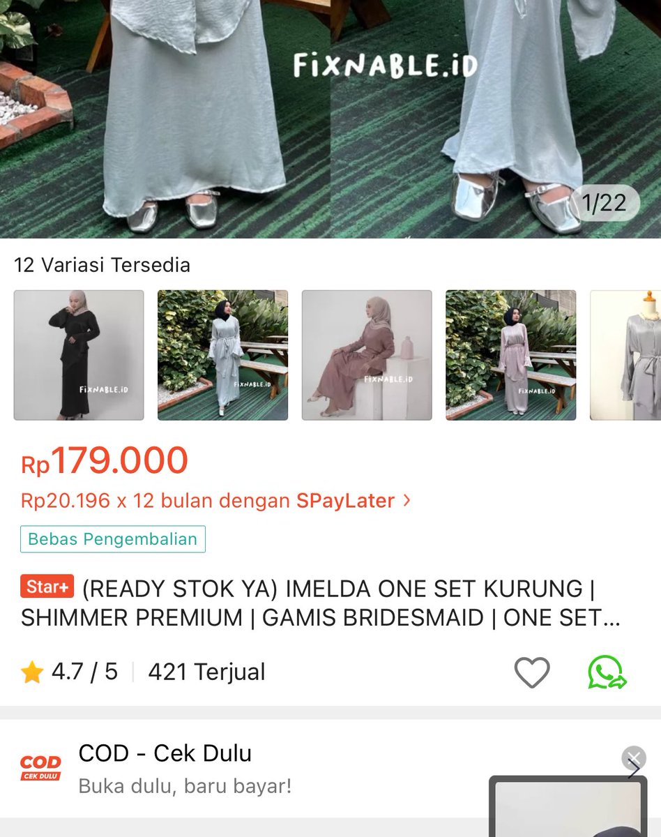 strxwbewie's tweet image. DAH DEKET HARI RAYA TAPI SEMUA BAJU CAKEP PADA PO TAKUT KEBURU LEBARAN HAJI😭😭😭

toko toko ready stock emang penyelamat banget dah 🥲🥲🥲