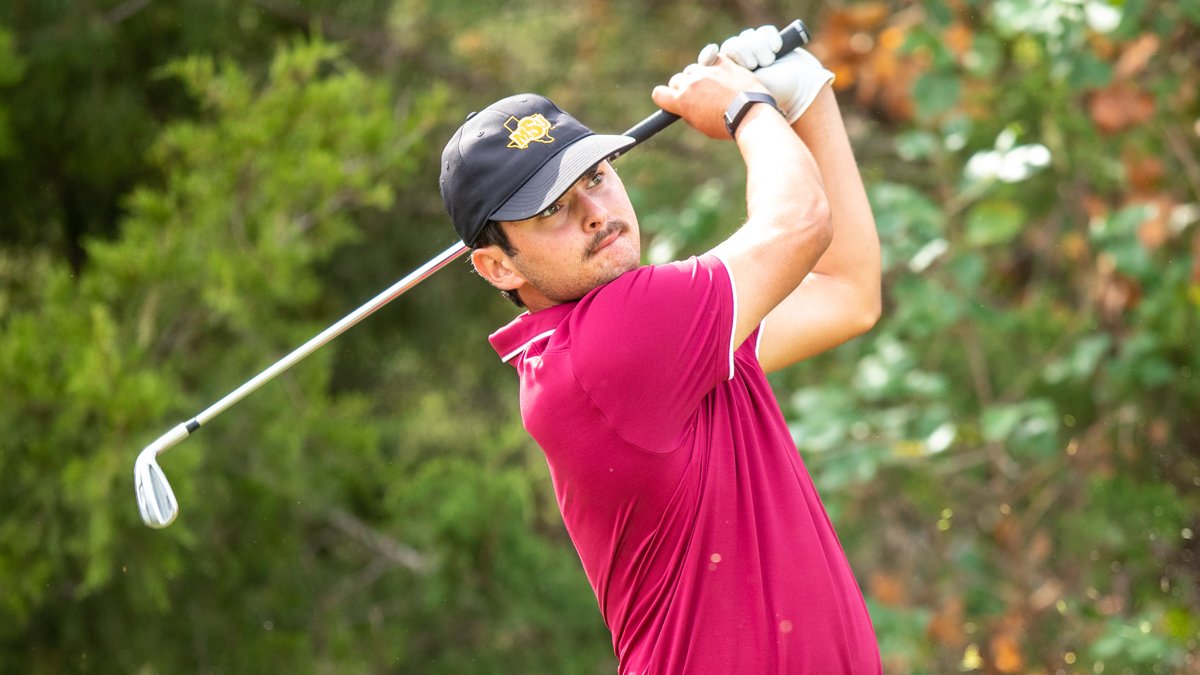 MSUMustangs's tweet photo. ⛳️ RECAP  | Bearden fires to tournament-low 68 in second round, moves into tie for sixth. #StangGang

🔗 https://t.co/2CXK1fV1uu https://t.co/tqMAYK9AJK