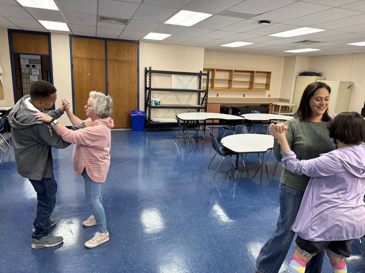 Getting ready for the Prom! Practicing our social skills and learning new dance moves! @DVHSYISD @YISD_SPED “Life is a bit like dancing—each step may seem to only shift the ground beneath us, but in reality, with every dance, with every life we touch, we move the world.”