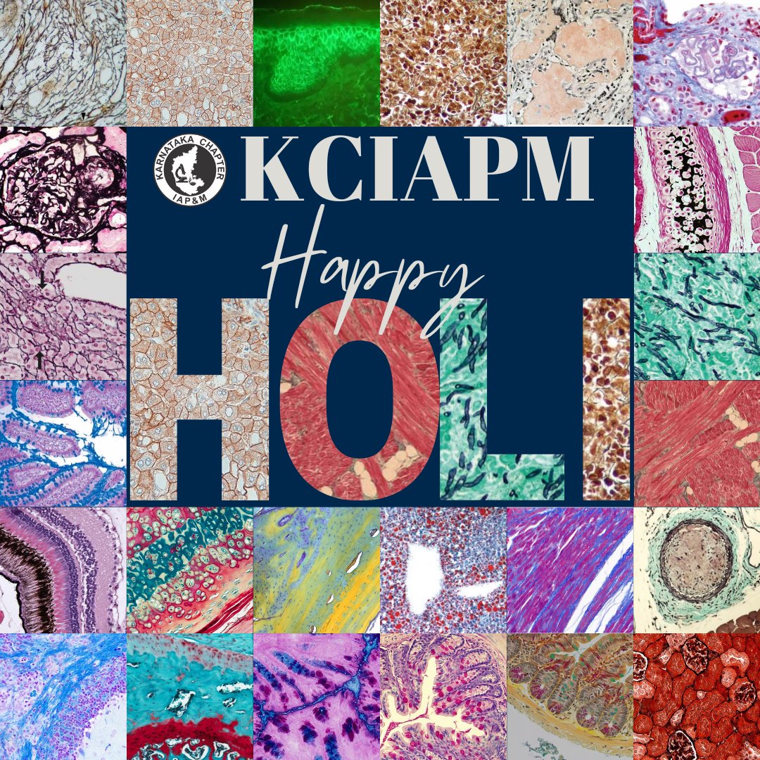 Karnataka Chapter-IAPM (KCIAPM) (@kciapm) on Twitter photo ๐จ๐ฌ Happy Holi, Pathologists! ๐ Greetings from <a href="/kciapm/">Karnataka Chapter-IAPM (KCIAPM)</a> let's celebrate the vibrant hues of life with the richness of pathology special stains! May your professional journey be as colorful and fulfilling as the spectrum of stains you work with! #HappyHoli #PathologyPallette ๐จ๐ฌ Happy Holi, Pathologists! ๐ Greetings from <a href="/kciapm/">Karnataka Chapter-IAPM (KCIAPM)</a> let's celebrate the vibrant hues of life with the richness of pathology special stains! May your professional journey be as colorful and fulfilling as the spectrum of stains you work with! #HappyHoli #PathologyPallette