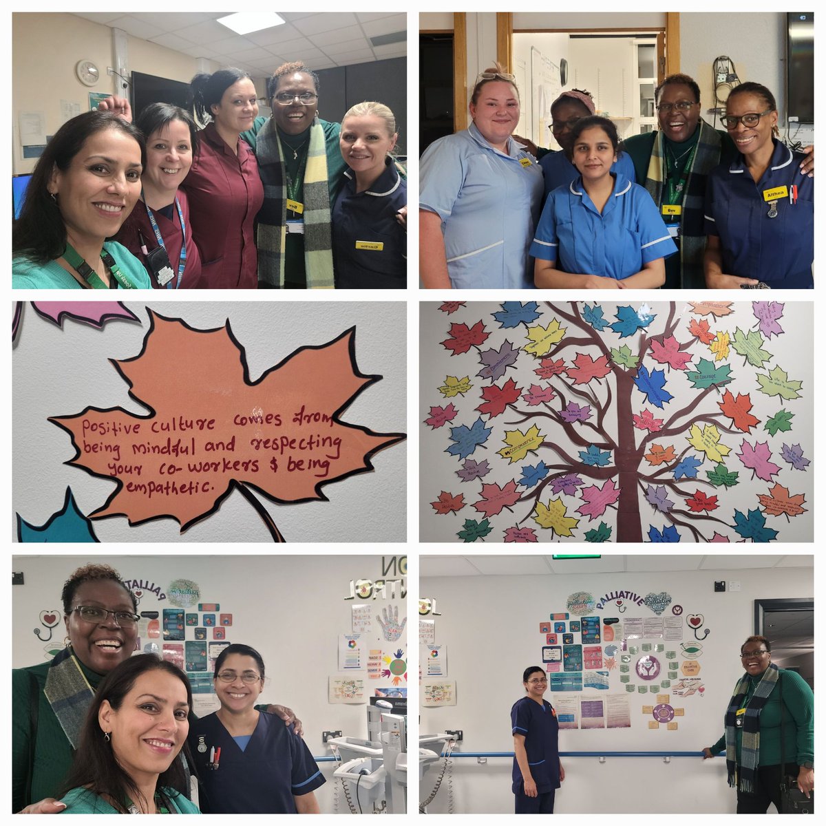 Night visit of Freedom to Speak Up team members to Heartlands Hospital @uhbtrust Great to meet so many staff. Here are a few pictures of our amazing colleagues. Love the tree of positivity, showcasing beautiful messages from staff, patients & families. #FTSU #speakingup