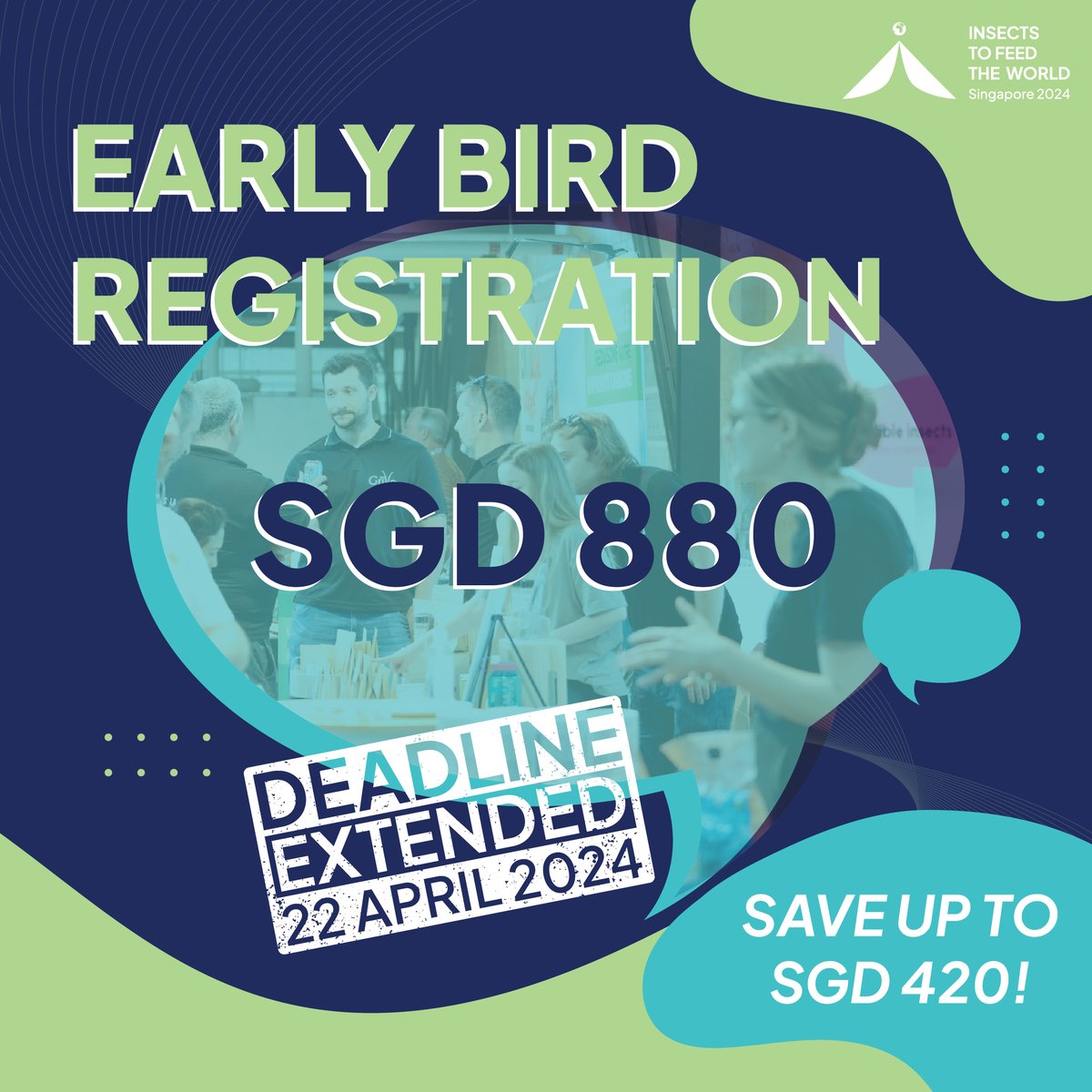 IFW2024's tweet photo. 🥁 No, this isn't an April Fools' prank - We're thrilled to announce the extension of our #earlybird registration rates! 🎉 Don't let this opportunity hop away, register now and save! 🐰➡ https://t.co/YrW3Dph7Hv
#IFW2024 #Insects #BSF #Cricket #Mealworm #Silkworm #Insectfrass https://t.co/OlXgv1SRMy