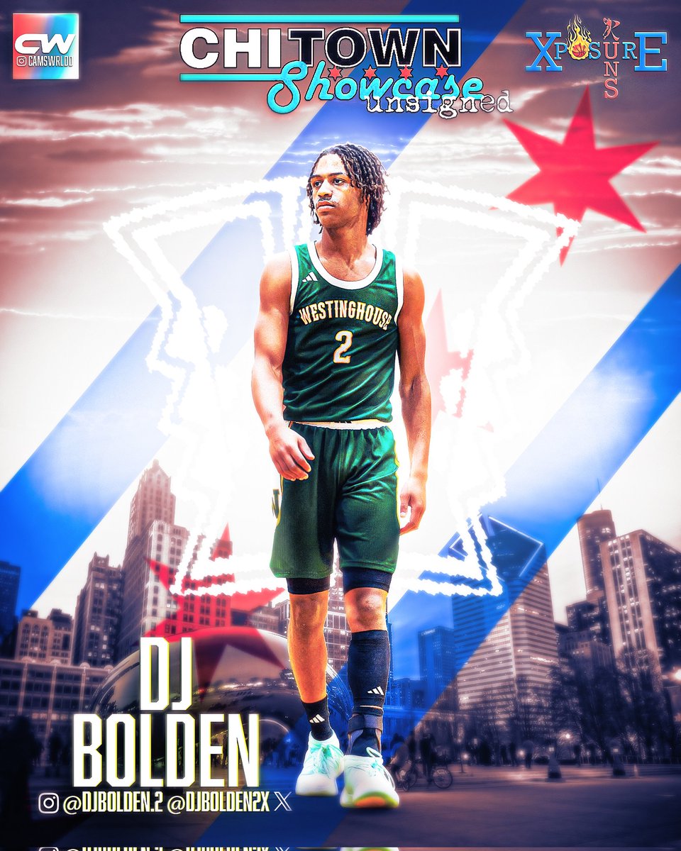 🚨 Player Announcement 🚨 A member of the IBCA 3A All State 1st team, he scored 1000pts in 2 seasons. Led team to a 20-9 record & the Class 3A Sectional Semi-finals College Coaches DJ Bolden @Djbolden2x will be at the @chitownshowcase Unsigned Senior Showcase 🎨: @camswrldd_