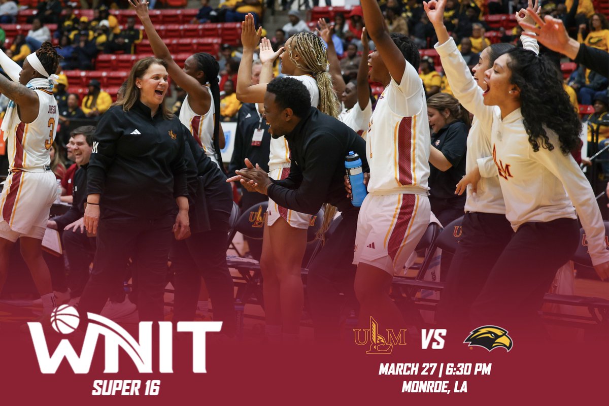 coinally1's tweet photo. Who's ready to run it back at Fant???

We are hosting the @WomensNIT Super 16 versus Southern Miss in Monroe on Wednesday night at 6:30!

Get your tickets now!

🎟️: https://t.co/gDvzQKs6Mz

#Elevate | #PackFant https://t.co/QsYcH4WRop