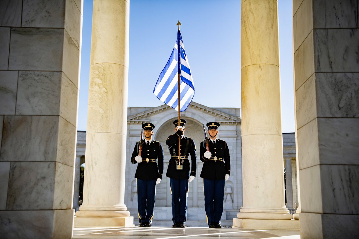 Today, we salute #Greece on its Independence Day! 🫡🇬🇷 As staunch Allies, we cherish the shared values of freedom & democracy that bind us 🤝. Together, we continue to strengthen our enduring friendship & commitment to peace & security in the region. 🌎 #StrongAndStrategic