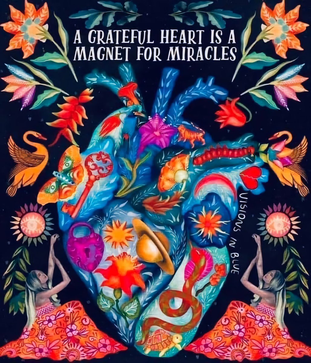 A GRATEFUL HEART IS A MAGNET FOR MIRAGLES