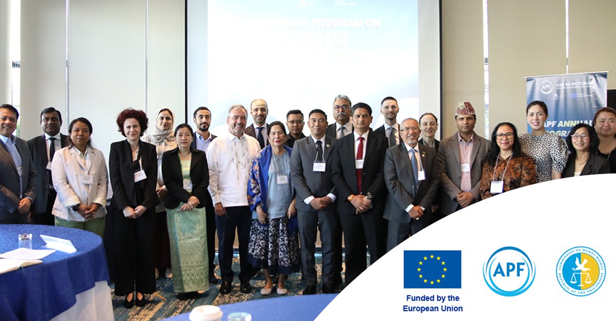 We were delighted to bring together #NHRIs for a 3-day workshop to enhance understanding of the international accreditation process. Grateful to @chrgovph for co-hosting and the European Union for support through NHRI.EU Phase 3. bit.ly/43ysV3C