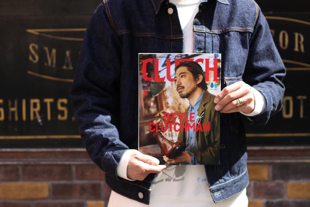 SMACLO's tweet image. 3/24発売の雑誌【CLUTCH MAGAZINE】vol95.5月号 ポートレレイト特集にて掲載頂きました。ありがとうございます。他p74では【Meet Again to L-2B.】と題しPherrow’s 新作のL-2Bもご紹介頂いておりますので、是非ご覧ください！よろしくお願いします！
#clutchmagazine #pherrows #smaclo