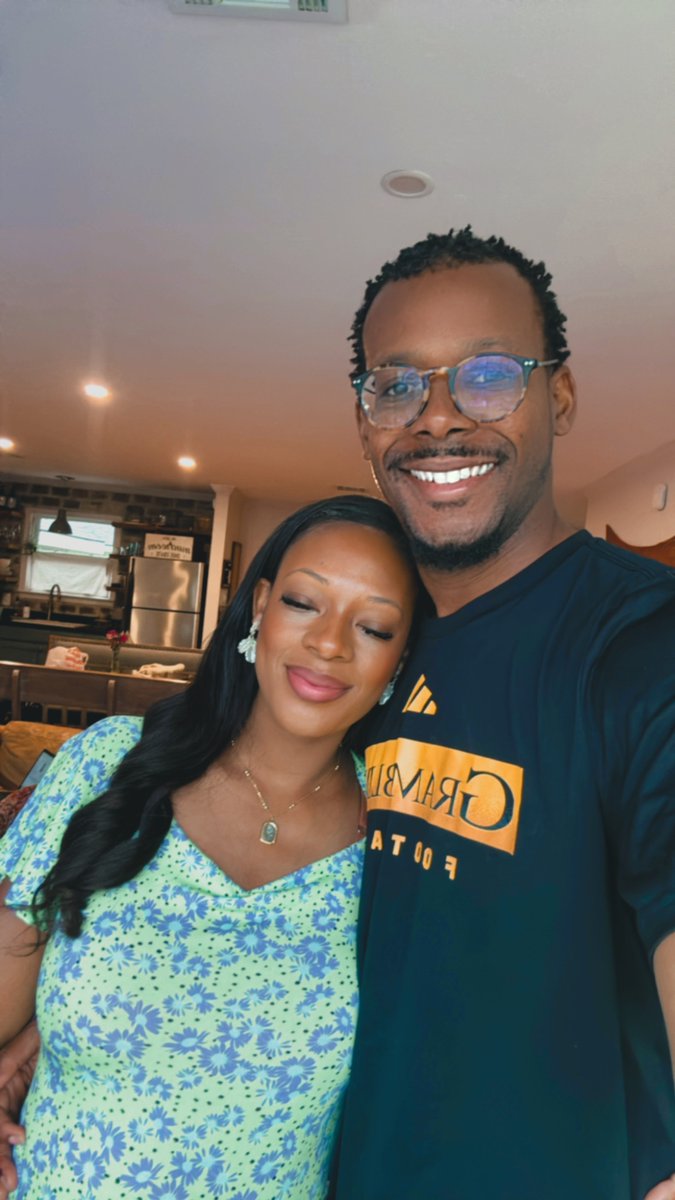 DeRon Talley snapped the picture when my eyes were closed, but this one was my favorite because I looked and felt so at peace laying on my husband's chest! Thank you for being my peace and loving me unconditionally. Happy Anniversary, my sweet man ❤️