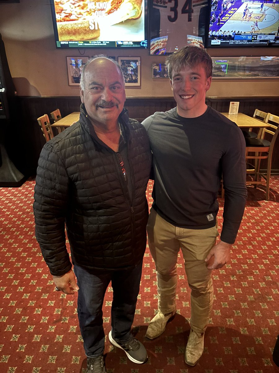 Lunch with Chuck Mangold: 
He’s a 1st class man with absolute passion and excitement for his hobbies. From one of the best 2 man bobsled pushers vying for the 2026 USA Olympics team to a PBR pro bull rider, he epitomizes toughness, dedication and dreaming outside the box! Proud.