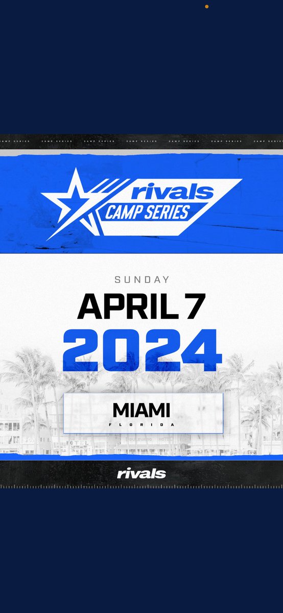 #AGTG Blessed To Be Invited To @Rivals Camp To Compete Against The Best💙. @RivalsCamp @RussellEllingt4 @HuntleyAntonio @AntonioHuntley @CoachTravv850 @CoachJohnson813