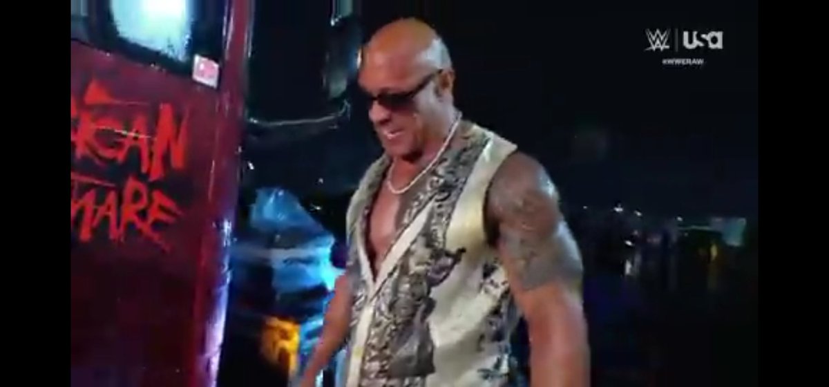 ChandranTheMan's tweet image. We got chaos, we got SUPERSTARS, we got unpredictability,  we got cursing, we got fire promos, and we got blood.

This is as close to the attitude era as we've been in decades. Tonight's #WWERaw    was an all timer. What show.