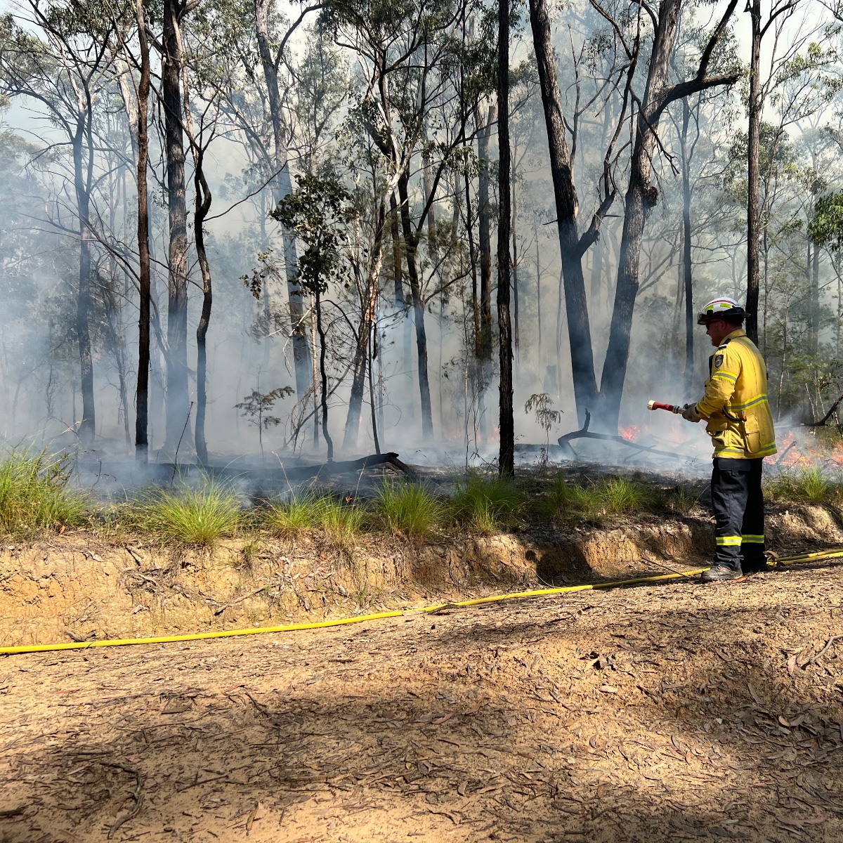 NSWRFS's tweet image. Over coming days, land managers and fire agencies will be conducting several hazard reduction burns across the state, with several burns occurring around Greater Sydney and Canberra. The smoke from these burns is likely to affect local communities. rfs.nsw.gov.au/hr