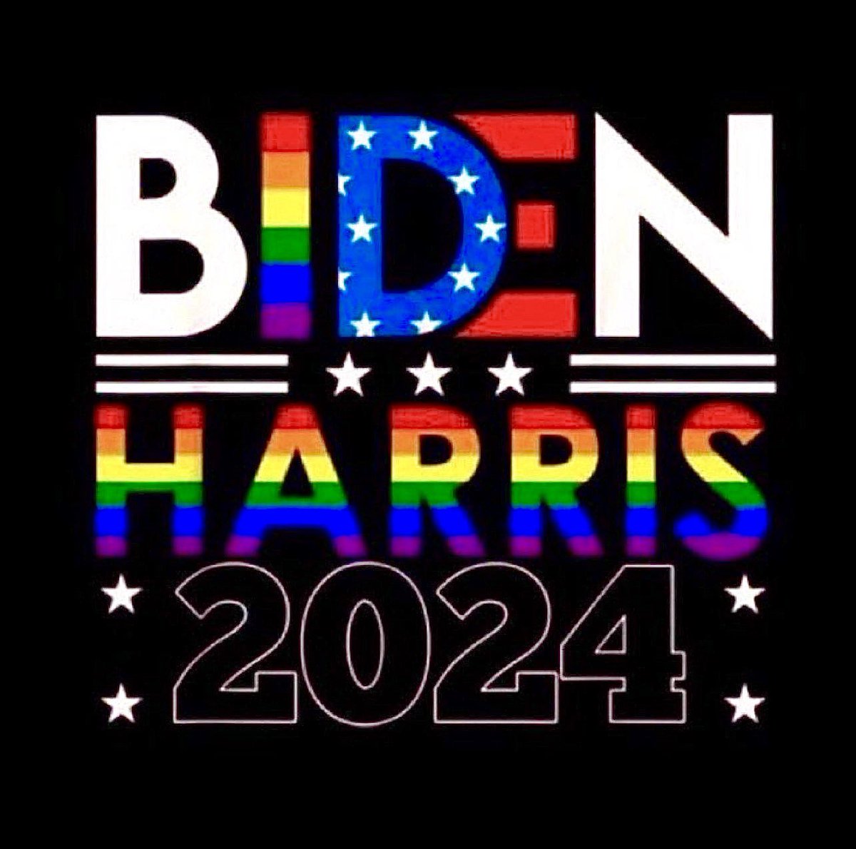 All my 🏳️‍🌈🏳️‍⚧️ friends voting Biden-Harris, I see you — I celebrate you.