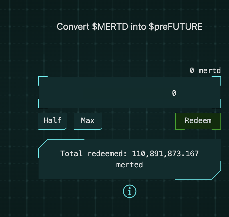 Just converted my $MERTD to $FUTURE using <a href="/FutureSPL/">futurespl</a> Token Swap! Super clean experience. Excited for the $FUTURE!