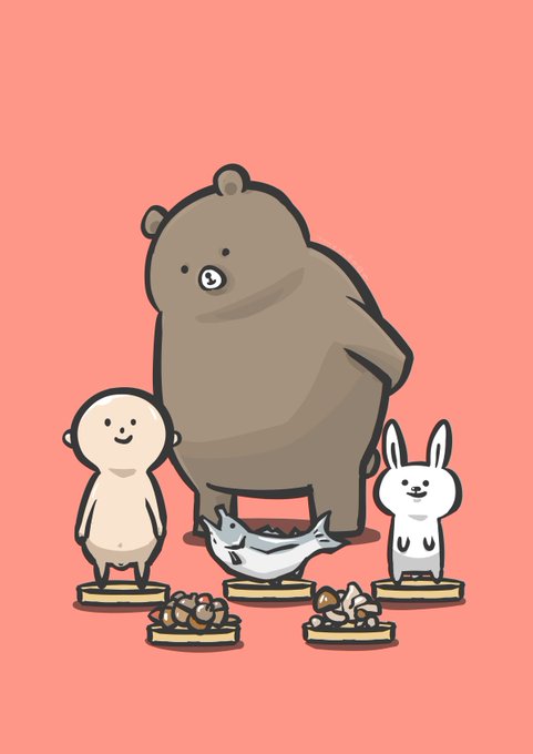 「bear multiple others」 illustration images(Latest)
