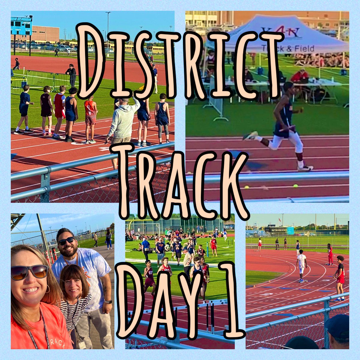 Couldn’t have asked for better weather tonight. Congrats to all those who earned a spot! 🧡💙👟💨 @spartan_speak #7LJHpride @PollyDusek @LCantuAP @SL_Athletics @SLBoysAthletics