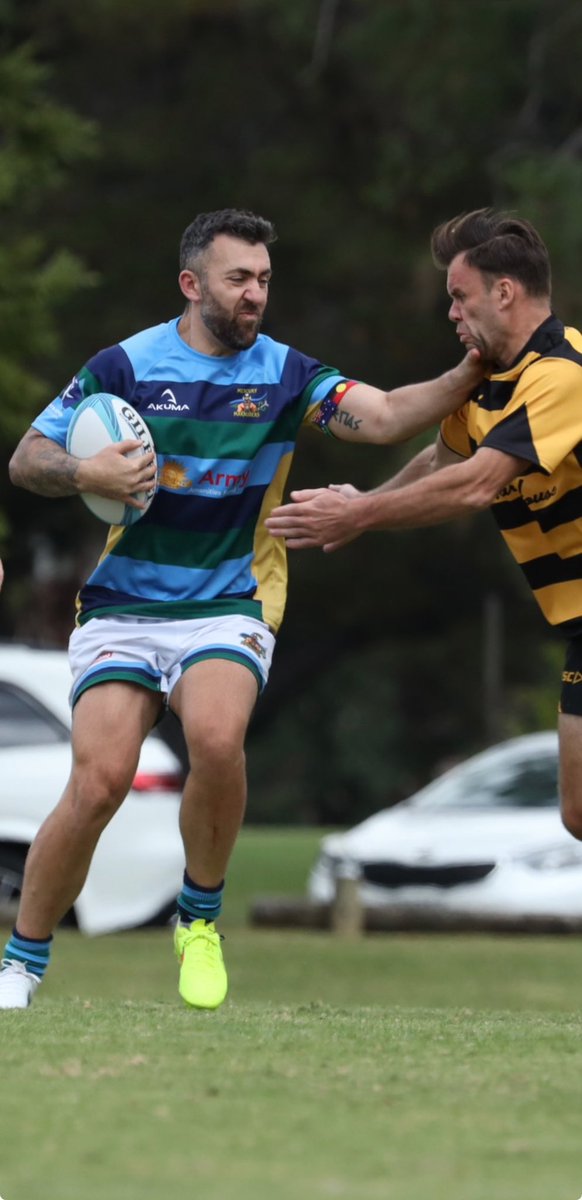 RASIGSRugby's tweet photo. RASIGS RUFC Vets “Mercury Marauders” were in action this weekend at the ACT Vets Fools Day event.. 7 games, with players traveling from all over QLD/NSW/ACT/SA. Great effort team @AustralianArmy @army_fund @COMD6BDE @Akuma_Sports https://t.co/kClL72tb4J