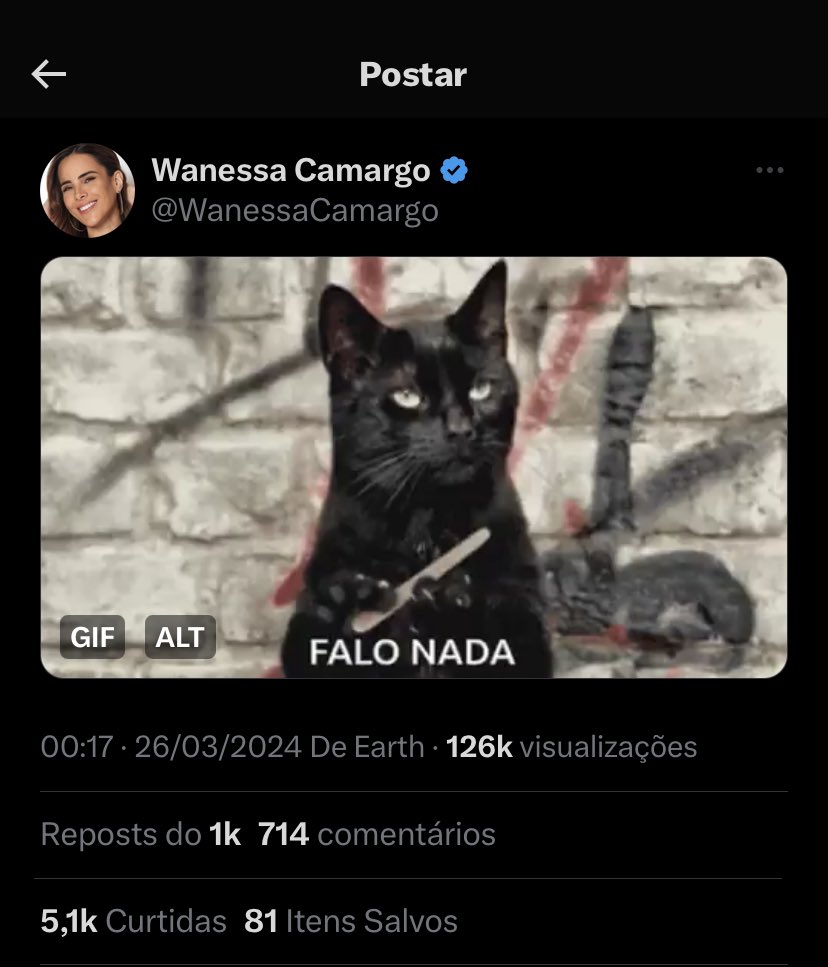 Após briga de Davi e Bin Laden, Wanessa Camargo posta gif: “Falo nada”.  #BBB24, image size:828x967