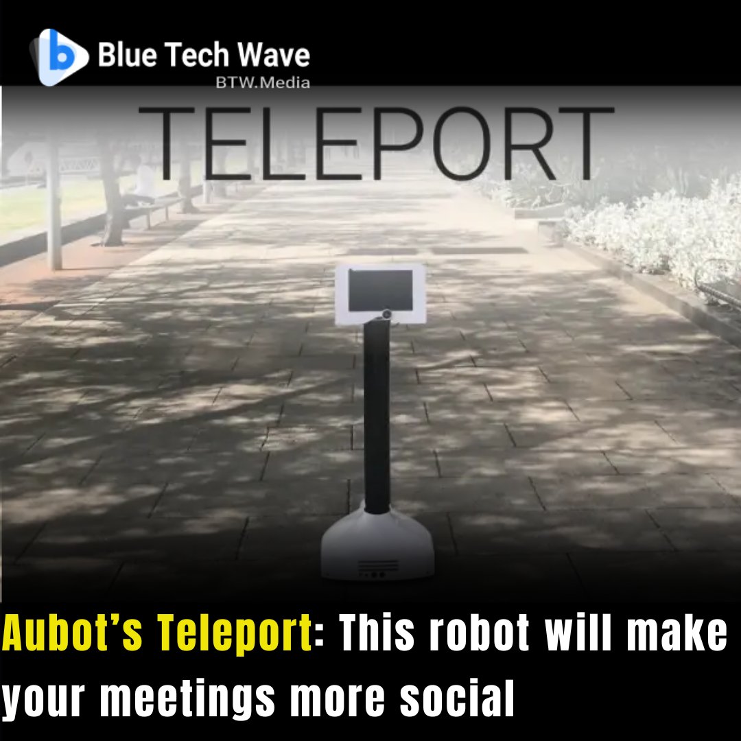 MediaBtw's tweet image. Aubot’s Teleport is a mobile telepresence robot that allows one to visit somewhere or someone in a mobile video-conferencing experience.
Learn more：btw.media/meet-the-video…
#Aubot #Teleport