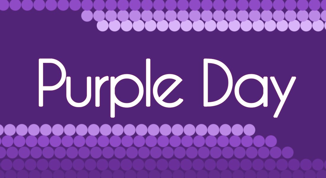 Today world #PurpleDay2024 

Quote the purple color in your gallery