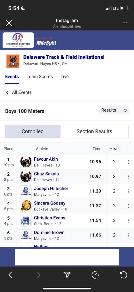10.96 in the 100m to start the season, lots of things to improve on. #agtg @DHHSTrack_Field @vkehres @MattGuerrieri @Coach_Manalac