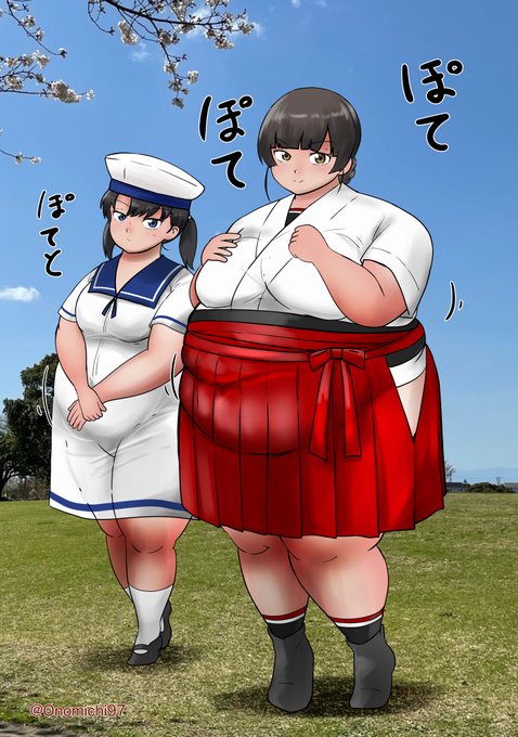 ぽちゃ艦隊のむちぽちゃ八幡さん昭南ちゃん
ぽてぽてしたポテト 