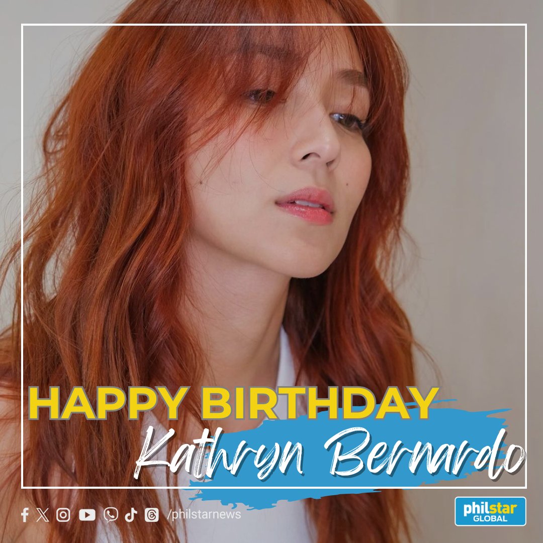 THE SUPERSTAR’S BIRTHDAY ✨

Kathryn Bernardo, the superstar of her generation, is celebrating her 28th birthday today, March 26.

What is your birthday message to the box office movie star? #KathrynGracefulAt28