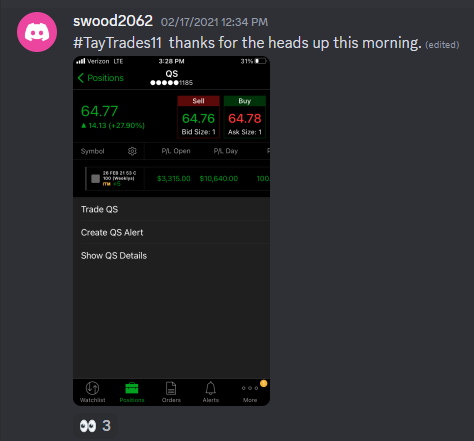 jontay has a discord where he tells people what to trade and bet on. i have to pay $49.99 to see the premium room, but in the main room they are discussing things the NBA and jontay, and ppl are thanking jontay for their winnings. this is wild, wild stuff
