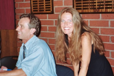 In honor of #RFK picking his #VP tomorrow morning in #Oakland, I am posting a photo that I just found of the two of us in ??? (I think it was Los Angeles) probably around 2004 - 2006. ??? @RobertKennedyJr #robertkennedy #BobbyKennedyJr