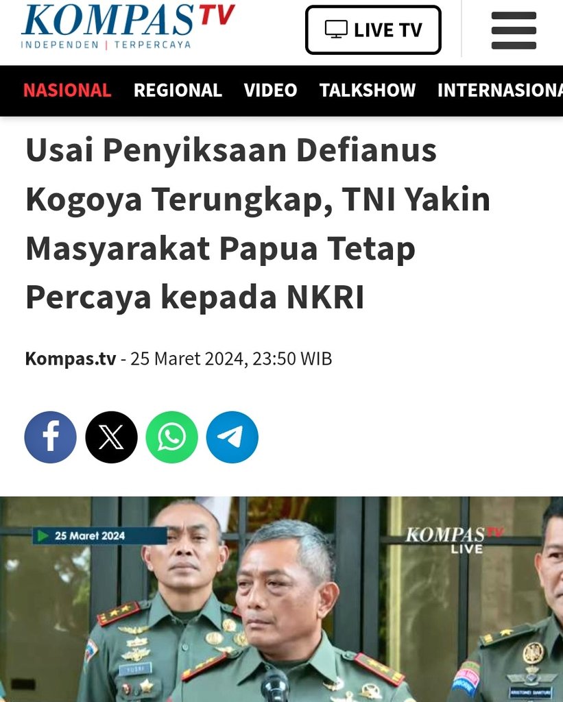 islah_bahrawi's tweet photo. Sudahlah, bisa ndak sih perang itu dihentikan? Sudah 60 tahun lebih kita menggunakan cara yg sama dalam menyelesaikan Papua, tapi konyolnya masih saja kita seolah menginginkan hasil yang berbeda.

Menyelesaikan konflik domestik dengan perang berkepanjangan hanya akan mewariskan dendam beranak pinak di antara sesama anak bangsa. Apa salahnya jika persoalan Papua diselesaikan secara holistik melalui rekonsiliasi damai. Misalnya seperti cara kita menyelesaikan konflik di Aceh.