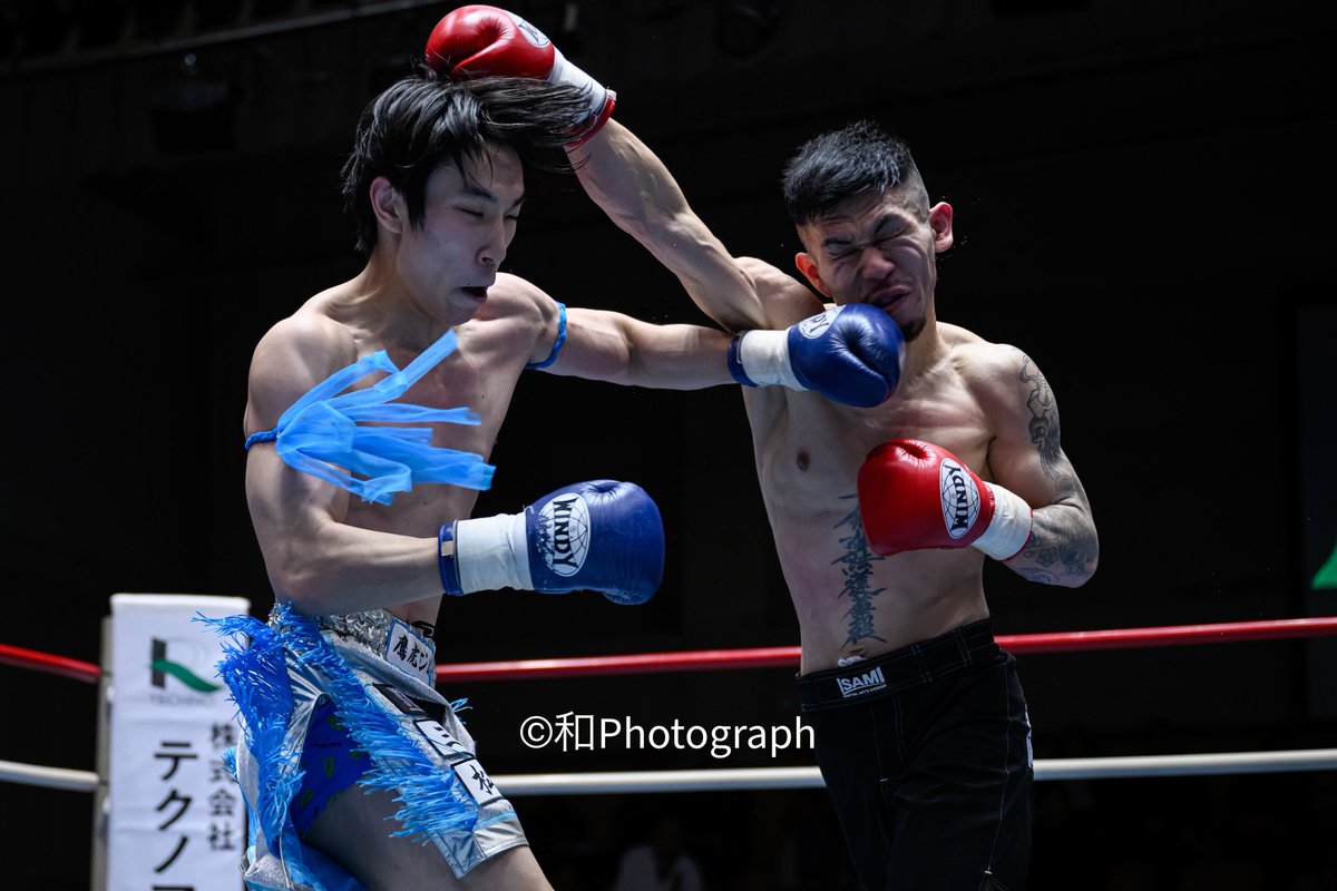 japankickboxing's tweet photo. 令和６年能登半島地震復興チャリティー　
KICK Insist１８
２０２４年３月２４日（日）後楽園ホール

フェザー級３分３R　　
 × JOE（誠真）
vs 
◯松岡優太（チームタイガーホーク）

判定0-3

（C）和photograph https://t.co/hLyi6DH0Tm