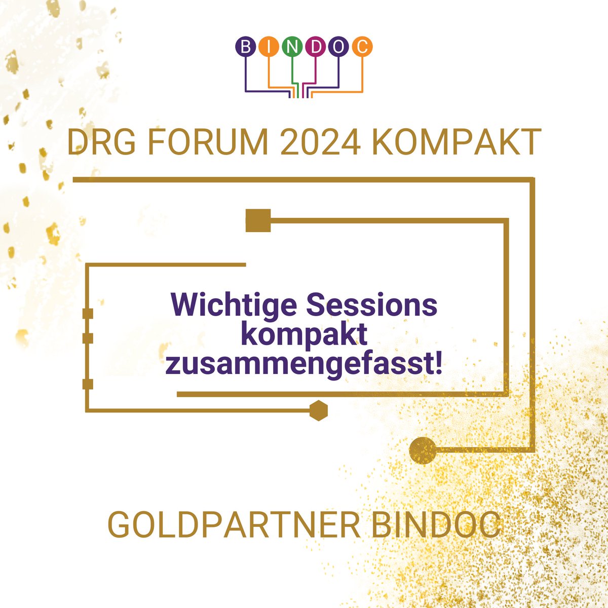 DRG Forum Kompakt - Die Zusammenfassung
Das DRGForum2024 war wieder ein Highlight.
Sie konnten nicht live dabei sein?
Kein Problem! Wir fassen die Inhalte wichtiger Session kostenlos zusammen!
Hier können Sie sich für die Zusammenfassung anmelden 👇
hubs.la/Q02qH3Zr0