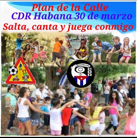 Los #CDRHabana convocan a realizar Plan de la calle en tu Cuadra 🇨🇺. 💙 Súmate 💖. #SomosDelBarrio #CDRCuba @EliadesRodrgue5 @CaryBurunate00