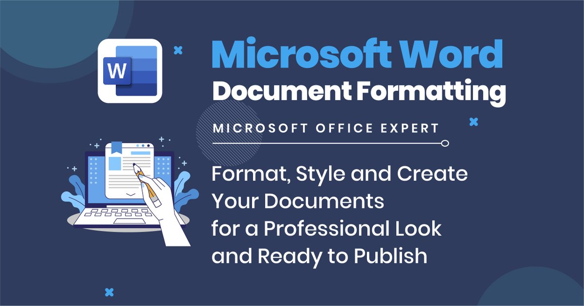 Vyreinadee's tweet image. Check out my Gig on Fiverr: format, style and create microsoft word document #wordformatting #formatword #formattingdocument fiverr.com/s/yPDdkb