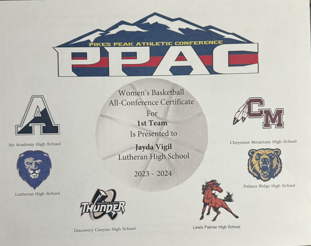 Grateful to make First Team All Conference in the PPAC. There were a lot of great players I had the privilege to compete against that deserved this award , and I want to thank you all for making me better. Thanks to all my HS and Club coaches as  well.