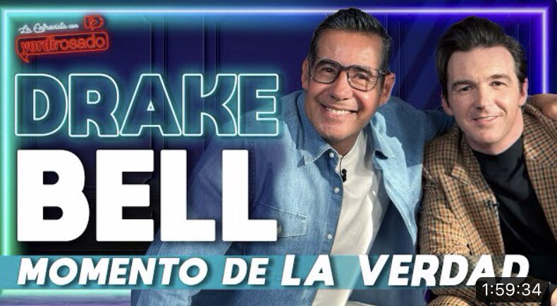szurita's tweet photo. .@YordiRosado entrevista a @DrakeBell justo cuando el documental Quiet On The Set expone la cloaca de pedofilia que es @Nickelodeon. En la charla, Bell cuenta el viacrucis que sufrió a los 14 años. Yordi merece el Premio Nacional de Periodismo. Click aquí: https://t.co/xjpcsD6hSD https://t.co/on8C1qBQIK