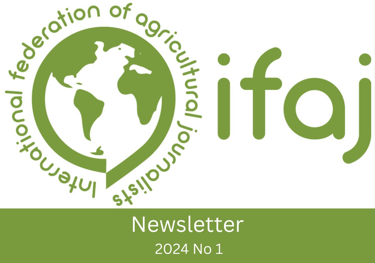 Out now — with some tight deadlines and great stories! IFAJ Newsletter 2024 Issue No. 1  Have fun reading!📰 - mailchi.mp/ifaj/ifaj-news…