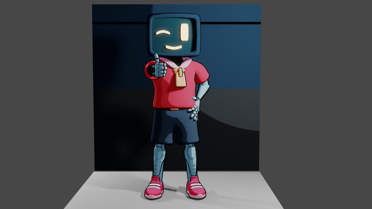 Jair Ross (@honorlessfellow) on Twitter photo here's a mostly-done render of <a href="/SavvyEh/">Savvy, eh?</a> 's little robo dude, forgot i could show this off to more people 😁 here's a mostly-done render of <a href="/SavvyEh/">Savvy, eh?</a> 's little robo dude, forgot i could show this off to more people 😁