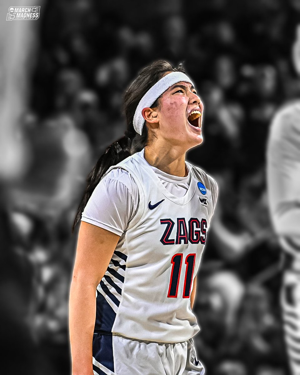 MarchMadnessWBB's tweet image. MAKING THEIR MARK. 

#MarchMadness x @ZagWBB