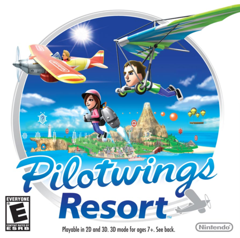 Pilotwings Resort (3DS, 2011) - 7/10 This is a fine little game but dear lord this alone was not gonna move units for the 3DS' launch. If this was the only thing I had to play when I got mine I'd-... probably be better off actually. My first 3DS game was CN Punch Time Explosion.