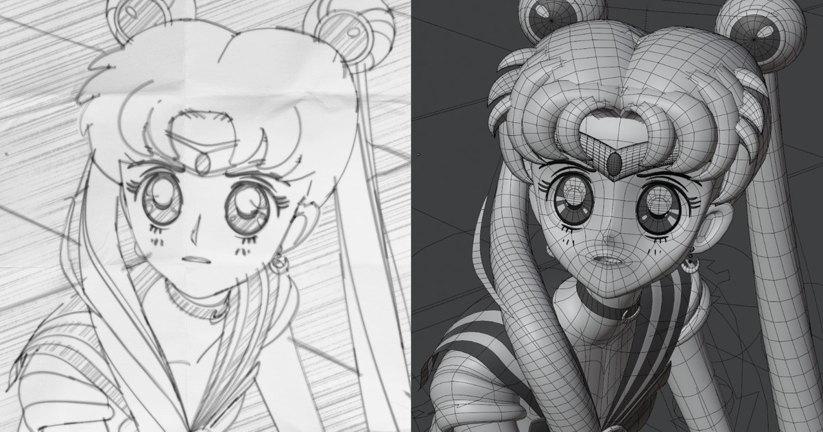 .<a href="/Nasakii/">bran🗯</a> shared a new video guide explaining how to give 3D models a pencil-drawn sketch-like appearance.

The Sailor Moon model and the tutorial file can be downloaded for free: 80.lv/articles/a-new…

#blender #blender3d #b3d #blendercommunity #3d #3dart #tutorial #shader