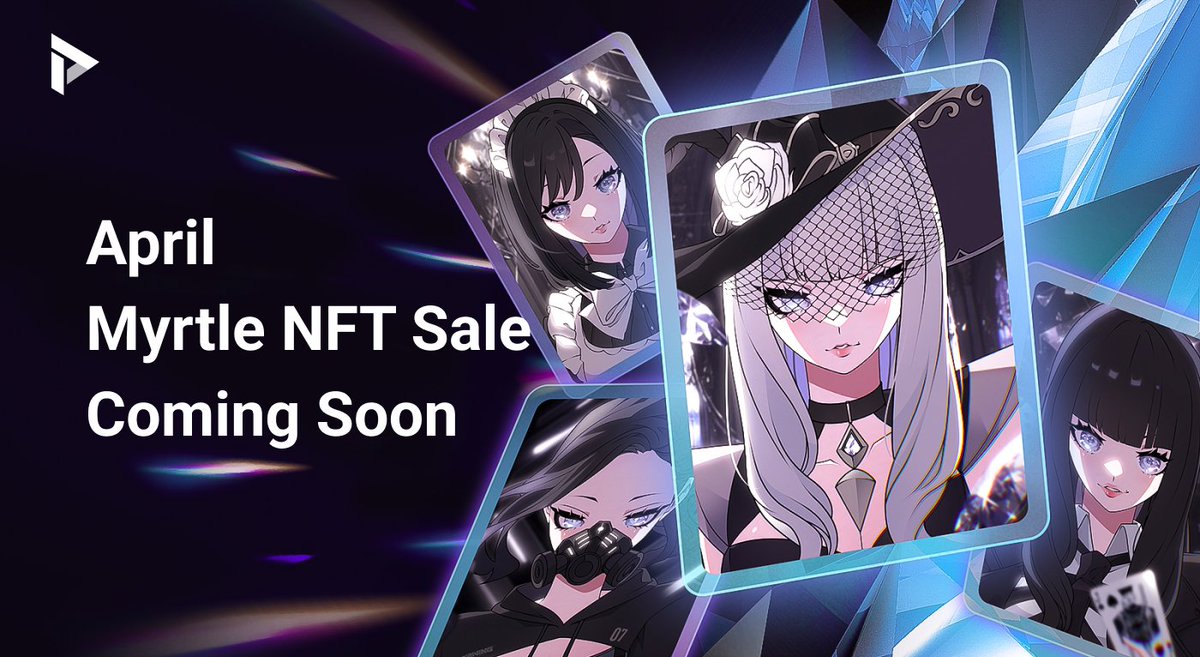 Unveiling the exclusive April MYRTLE NFT 😎 Amazing benefits await for MONTHLY @MyrtleGail #NFT holders! 💝 Diamond-themed MYRTLE NFT editions are soon to be released! 💜 Get ready to dive into a realm where your passion for creativity meets the cutting-edge technology of NFTs…