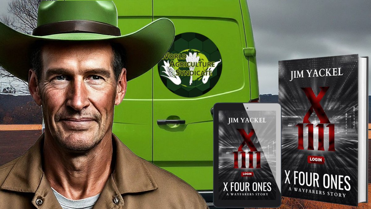 Meet Ted Widger aka Farmer Ted. He isn't hauling vegetables in that World Agriculture Syndicate van!

Read about him in 'X Four Ones: A Wayfarers Story': amazon.com/dp/B0CYTZ6MR5

#Suspense #Fiction #Romance #EndTimes #Paranormal #BooksWorthReading #BookBoost #IARTG