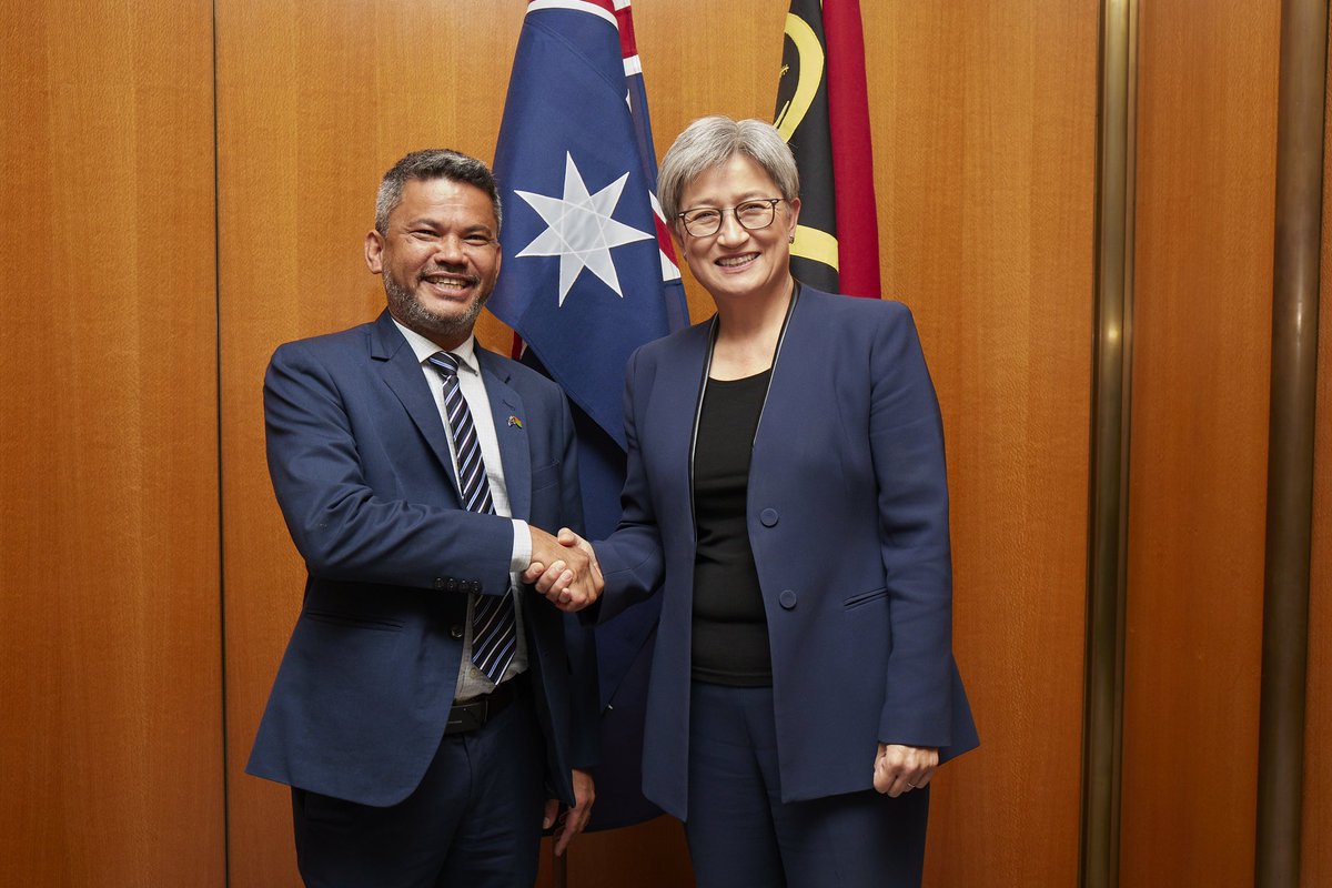 Wonderful to welcome Vanuatu’s Deputy Prime Minister Matai Seremiah to Canberra today. Our countries have a deep and enduring relationship. We are working to deliver for Vanuatu’s priorities in economic development and climate change. Vanuatu can always count on Australia.