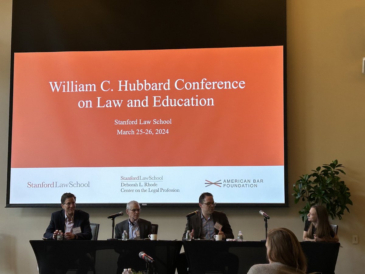 UofSCLaw professor Elizabeth Chambliss was a star today at Stanford/American Bar Foundation conference.