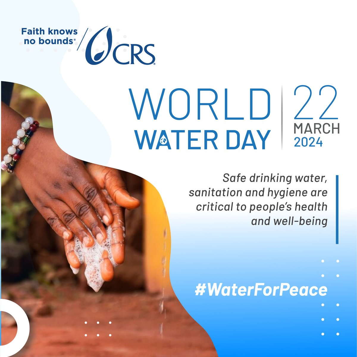 Our water and sanitation in healthcare facilities project is providing:
✳️Hand washing and sanitation facilities
✳️Healthcare waste management
✳️Quality water

#WaterForPeace
#WorldWaterDay2024